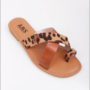 Leopard Print Sandals for Women and Girls